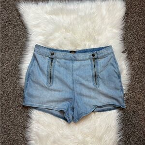 Lee Women's Light Blue Jean Shorts